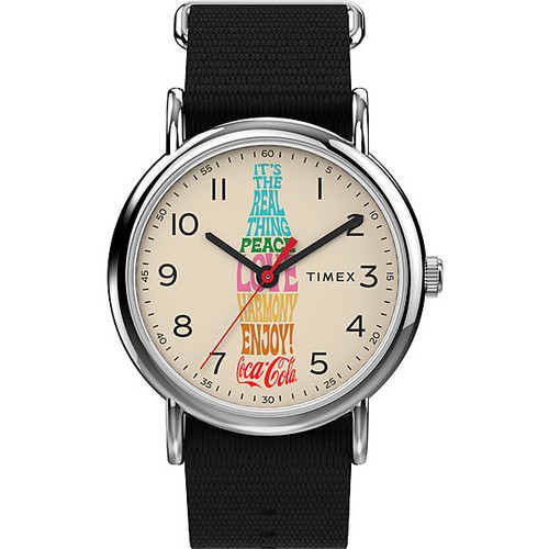 Herrenuhr timex weekender coca - timex,