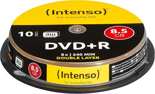 Intenso rohlinge dvd r - intenso, dvd+r