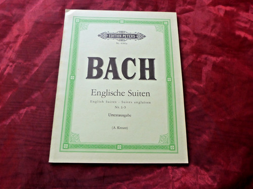 Bach englische suiten 1 - suiten, 1-3
