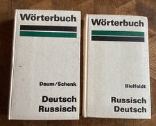 2 Wörterbücher Russisch-Deutsch Deutsch-Russisch 1978