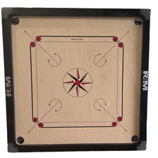 Carrom Board Set Carrom Brett Full Size + Coins + Striker + Pulver