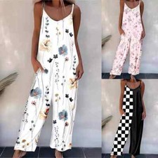 ⭐⭐Damen Blumen Latzhose