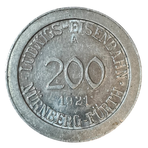 Notgeld nürnberg 200 1921 - notgeld,