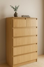 Kommode mit 6 Schubladen und 2