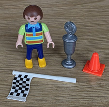 Playmobil Junge Flagge Pokal