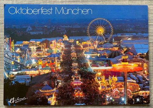 Postkarte oktoberfest - postkarte,