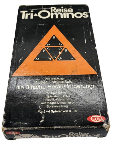 Vintage tri ominos reisespiel - vintage,