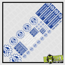 Waterslide Decal 1:24 - 1:18 THW Technisches Hilfswerk LKW Transporter BRD