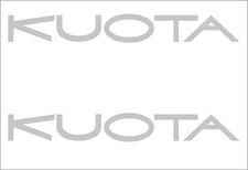 2 x Kuota  Aufkleber 160 mm x