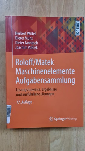 Roloff matek maschinenelemente - roloff/matek,