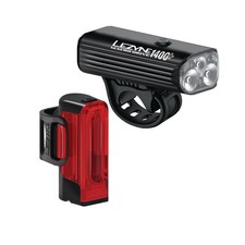 Lezyne Macro Drive and Rear Bicycle Light Set, Front and Rear Pair, Road, Mounta