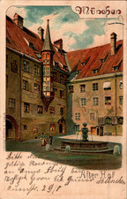 LITHO GRUSS AUS MÜNCHEN ALTER