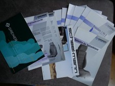 Prospekt Konvolut Greiner Scheel mann Schalensitze Autositz LKW Wohnmobil