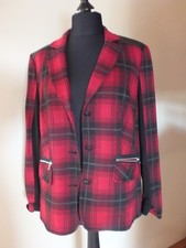 Damen Blazer Jacke Karo