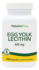 Natures Plus Egg Yolk Lecithin 600 mg - 180 Kapseln (347,84 EUR/kg)