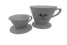 +ANTIK+ 2 Filter / Kaffeefilter / Melitta / 102 & 100 / Friesland / Porzellan