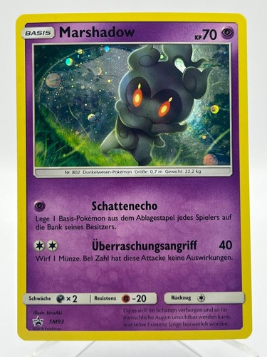 Marshadow holo sonne mond - marshadow, &