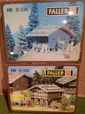 Faller B-333 und B-334 Getreidespeicher und Zubehör und 2 Heustadel  OVP