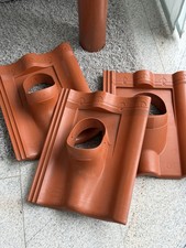 BRAAS VENDUCT ENTLÜFTERROHR MIT für HARZER PFANNE u WETTERKAPPE rot