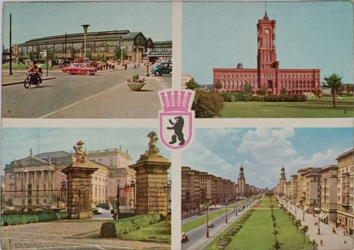 Berlin bahnhof - ak,