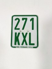 Moped Mofa Roller Nummernschild Kennzeichen 271 KXL -  für Sammler