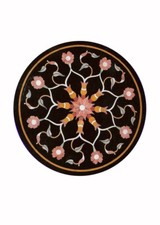 18 " Schwarz Marmor Kaffee