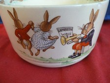 Royal Doulton BUNNYKINS CASINO ZUCKERDOSE Gr. 36 LAMBETH WALK B. VERNON