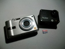 Lumix Panasonic DMC-FX 10  + Rollei Actioncam 420 + 32GB Speicherkarte defekt
