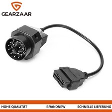 OBD1 auf OBD2 Adapter Kompatibel mit BMW E28 E30 E34 E36 E38 Kabel Adapterkabel