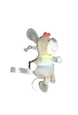 WIE NEU ? Baby Club C&A Hund blau grau Spieluhr Guter Mond du stehst so stille