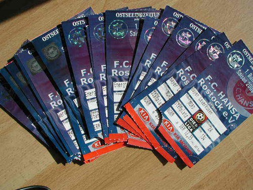 Eintrittskarte ticket hansa - eintrittskarte, /