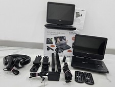 2x Lenco DVP-1010BK 10 Zoll