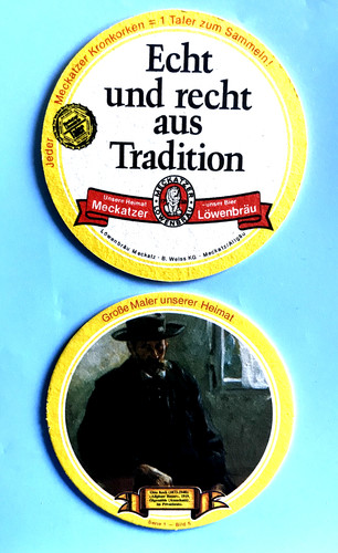 Bierdeckel coaster meckatzer - bierdeckel-coaster,