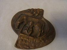 Deutscher Bronze Wandschmuck Erinnerung an die Kindheit von Peter Vollert #I