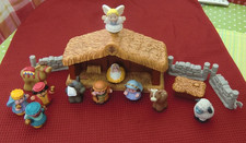 ♥Little People♥Fisher Price♥Weihnachtskrippe♥Kinder♥16-tlg ♥Best-Zustand♥Krippe♥