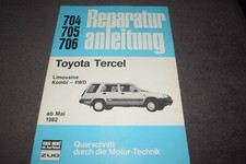 Reparaturanleitung Reparaturhandbuch Toyota Tercel Typ L20 ab 1982 erstklassig