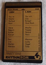 Wersi Memory Card ROM 6  Rhythm "Partytime" für CD Orgeln