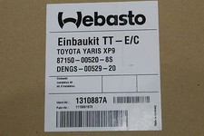 Toyota Yaris Diesel Webasto Einbaukit Thermo E/C/P 1310887A