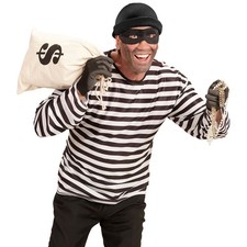 Bankräuber Outfit-Set Dieb