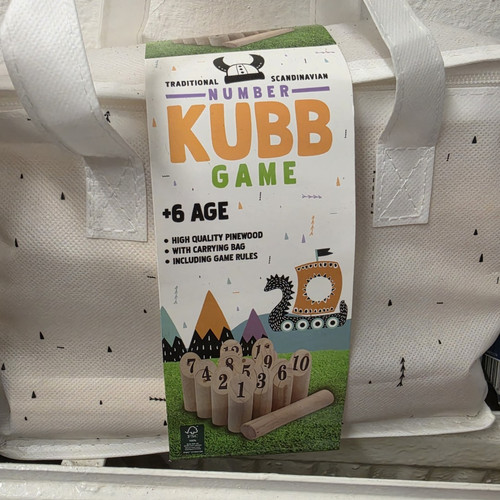 Number kubb wikingerschach aus - number,