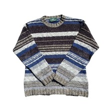 Henry Cotton's Herren Pullover Wolle Made in Italy Vintage 90S Gr.L Kleid M/L