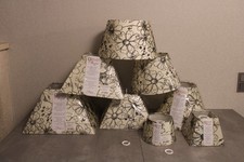 Lampenschirm Eckig Rund Weiß