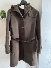 Wollmantel S MaxMara Dufflecoat Gr.40 braun
