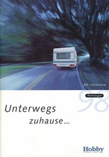 HOBBY 1998 - WOHNWAGEN   PROSPEKT - MIT PREISLISTE - CAMPING - CARAVANING