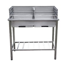 Xxl edelstahl grilltisch - xxl,