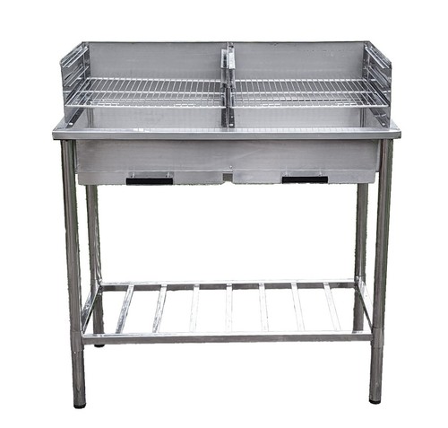 Xxl edelstahl grilltisch - xxl,