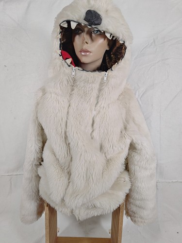Faux fur bear - jacket, handmade