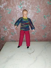 Nostalgie Caco Puppe-Biegepuppe-Puppenhaus-Puppenstube-doll-poupee