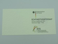 20 Euro Goldmünze 2017