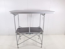 Frankana Falttisch mit 2 Ebenen, 72x40x82cm Campingtisch